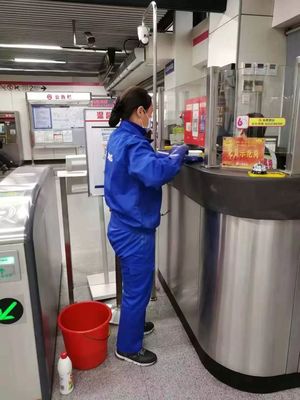 上海地鐵全面強(qiáng)化消毒，筑牢公共交通防疫屏障